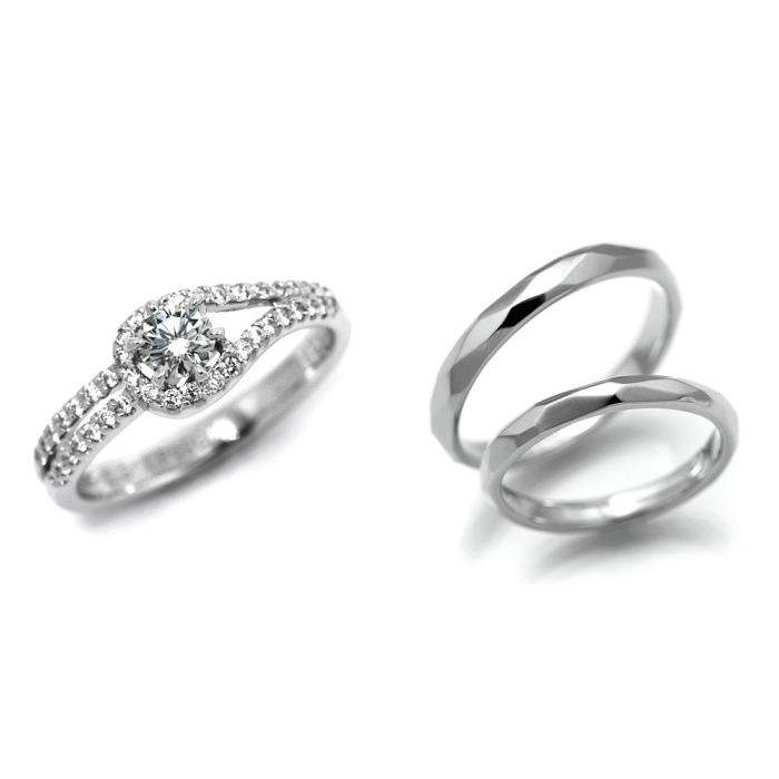 婚約指輪 安い 結婚指輪 セットリングダイヤモンド プラチナ 0.3カラット 鑑定書付 0.308ct Dカラー VVS2クラス 3EXカット HC  CGL :OR0122-2591-02750-02750-mr:Jジュエリー - 通販 - Yahoo!ショッピング
