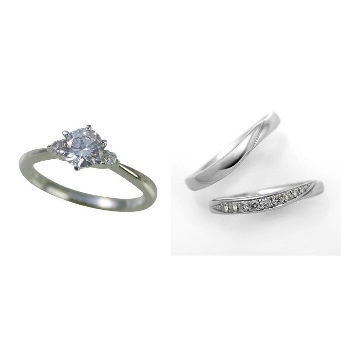 ランキング第1位 鑑定書付 0.3カラット プラチナ セットリングダイヤモンド 結婚指輪 安い 婚約指輪 0.336ct CGL H&C 3EXカット IFクラス Fカラー エンゲージリング
