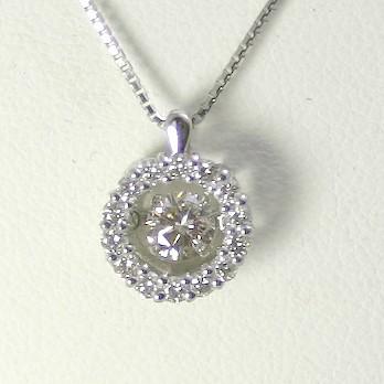 ダイヤモンド ネックレス 一粒 プラチナ 0.3カラット 鑑定書付 0.335ct 