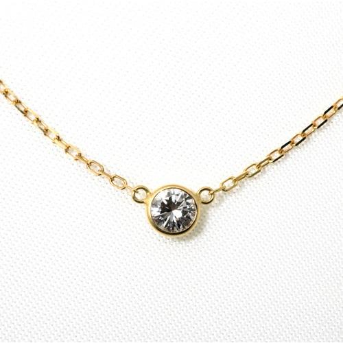 ダイヤモンド ネックレス 一粒 本物 ゴールド 0.3カラット 鑑定書付 0.30ct Dカラー VVS1クラス 3EXカット GIA 通販｜j-jewelry