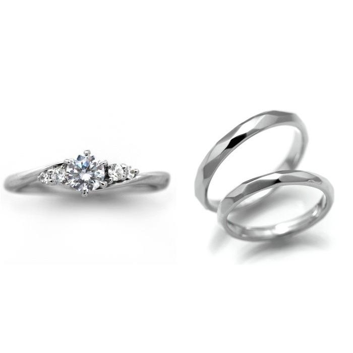 婚約指輪 安い 結婚指輪 セットリングダイヤモンド プラチナ 0.3カラット 鑑定書付 0.366ct Eカラー VS1クラス 3EXカット H&C CGL