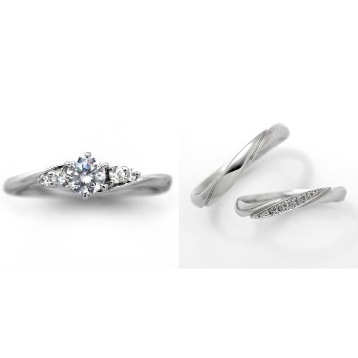 婚約指輪 安い 結婚指輪 セットリング ダイヤモンド プラチナ 0.4カラット 鑑定書付 0.407ct Fカラー VVS2クラス 3EXカット  HC CGL :rnd0063-2215-01558-01558-mr:Jジュエリー - 通販 - Yahoo!ショッピング