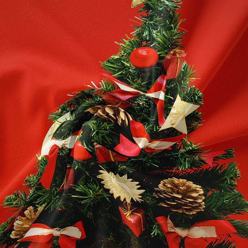 クリスマスツリー 壁掛け タペストリー / ツリー クリスマス 壁かけ 北欧 簡単 布 ファブリック オーナメント インテリア デコレーション もみの木 おしゃれ｜j-k-store｜16