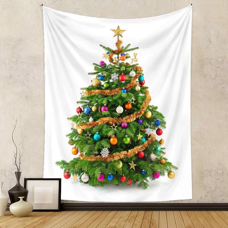 クリスマスツリー 壁掛け タペストリー / ツリー クリスマス 壁かけ 北欧 簡単 布 ファブリック オーナメント インテリア デコレーション もみの木 おしゃれ｜j-k-store｜09