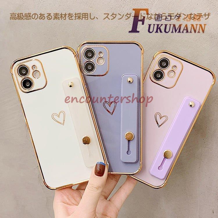 iPhone13スマホケース iPhone13promax iPhone12 iPhoneSE2 アイフォン12mini iPhone11 ベルト付き かわいい ハート おしゃれ スタンド 優しい 落下防止 ポップ柄｜j-k-store｜03