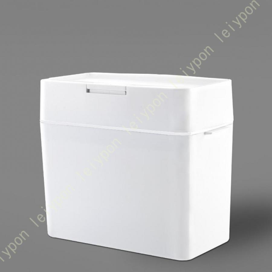 ニオイにフタするスリムデザインのダストボックス フタ付きゴミ箱 9.5 密閉ダストボックス ホワイト 9.5L キッチン 蓋つき 大容量 プラスチック ペール｜j-k-store｜10