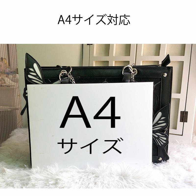 痛バッグ 痛バ 蝶々自由取り付け 2way ぬいぐるみつ入りA4大容量 缶バッジ入り オタク トートバッグ オタ活 推し活 ライブ用 推し活 トートバッグ 大容量｜j-k-store｜10