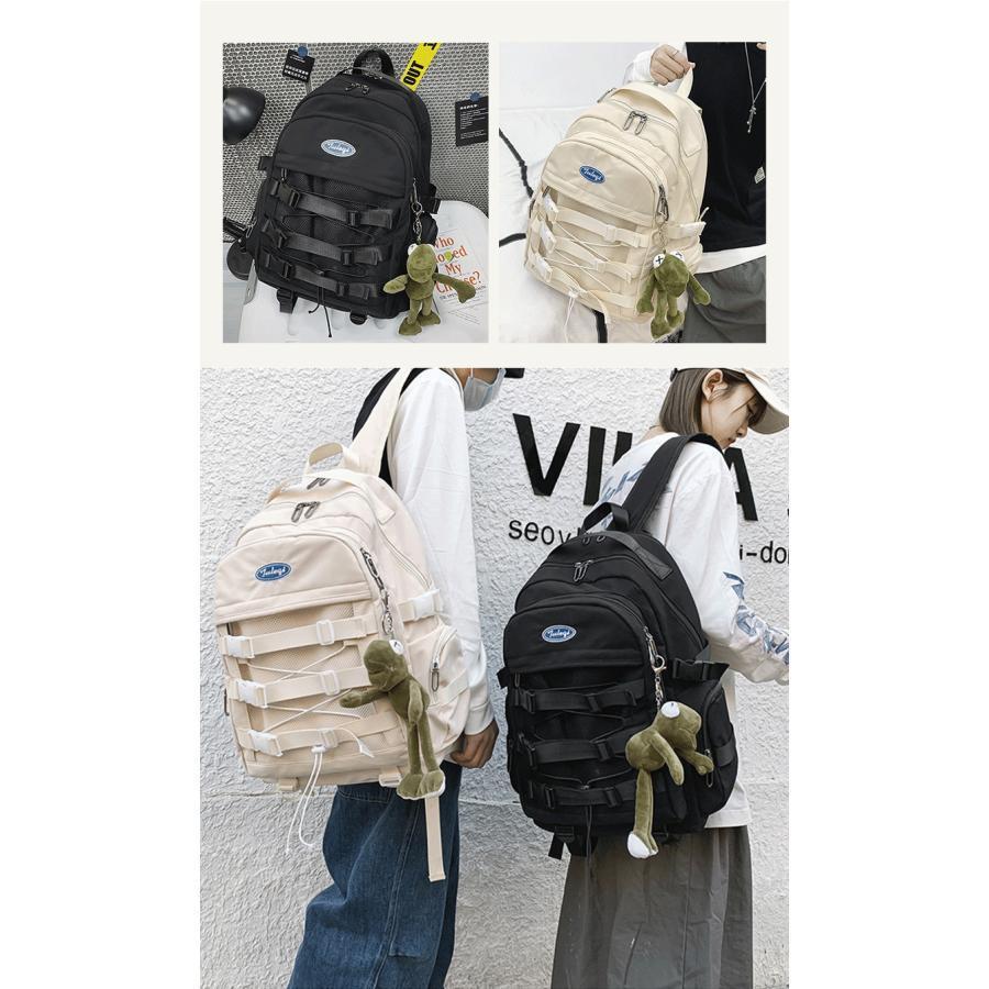 リュック リュックサック 韓国ファッション 韓国バッグ 入学式 卒業式  カジュアルバッグ 男女兼用 バッグパック A4サイズ収納可能 軽量 防水大容量 学生｜j-k-store｜12