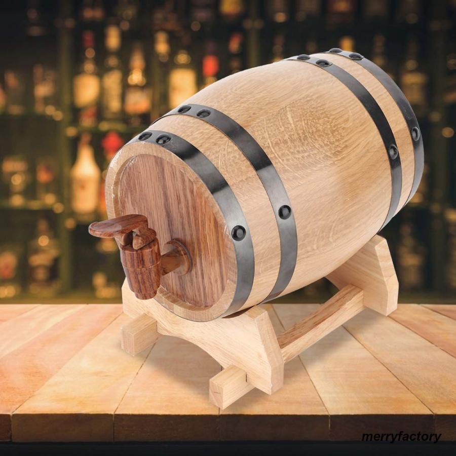 ウイスキー 熟成樽、1L 1.5Lウイスキー樽ミニパーソナライズされたオーク熟成樽時代ウイスキービールワインテキーララムホットソースとサーバー 蛇口｜j-k-store｜02