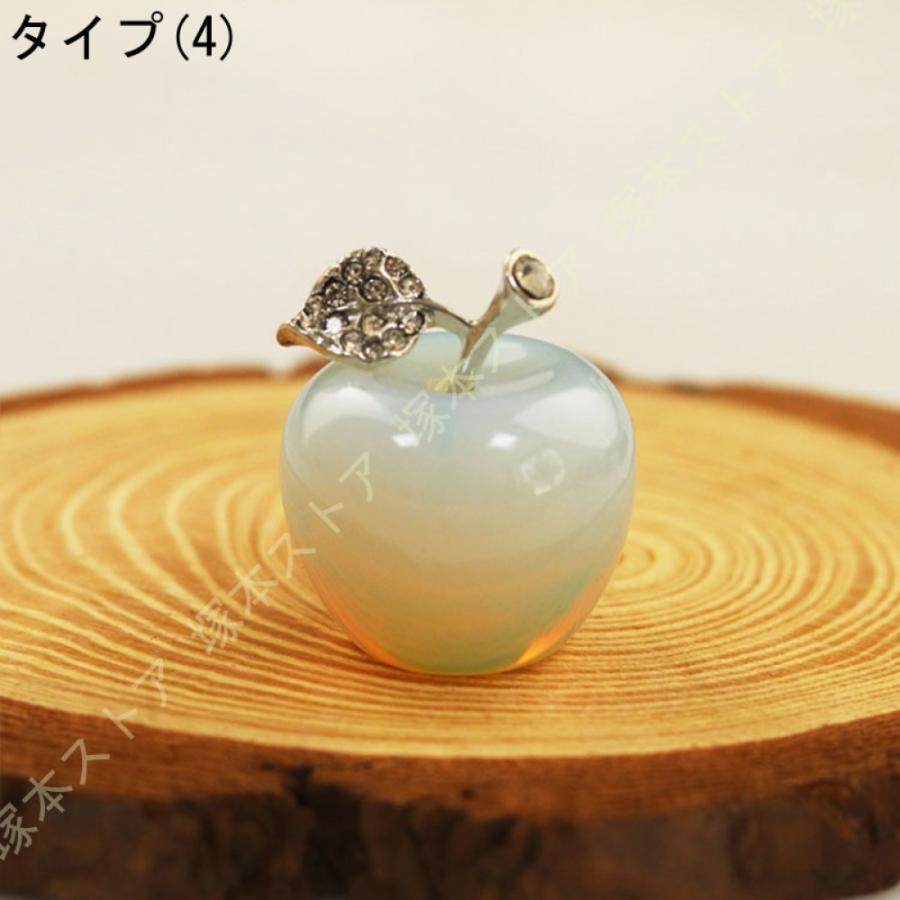 リンゴのオーナメント アップル 置物 ガラス フルーツ 縁起物 風水 幸福 幸運 金運 ゴールドアップル りんごの彫像 誕生日 記念日 お祝い 置き物 還暦 退職｜j-k-store｜20