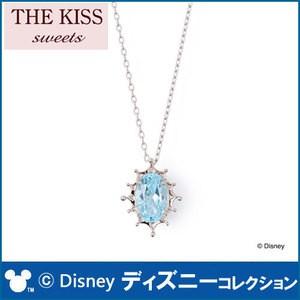 ネックレス ディズニー プリンセス シンデレラ THE KISS ホワイトゴールド K10WG レディース スカイブルートパーズ DI-WN1841SBT 記念日 誕生日 ホワイトデー｜j-kimura