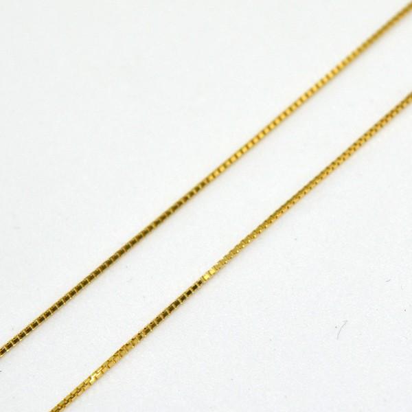 スライド ベネチアン ネックレス チェーン K18 18金 18K 45ｃｍ メンズ レディース 誕生日 ジュエリー アクセサリー  プレゼントの画像