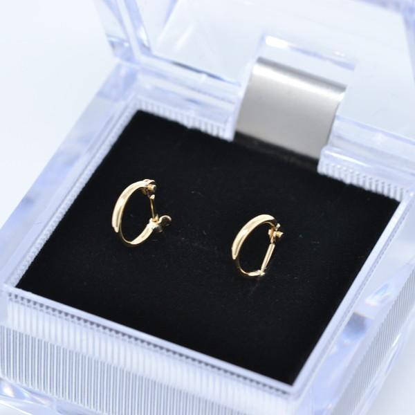 フープピアス 小さめ 日本製 両耳用 フープ 18k K18 18金 フープピアス 小さめ 日本製 両耳用 フープ 18k K18 18金