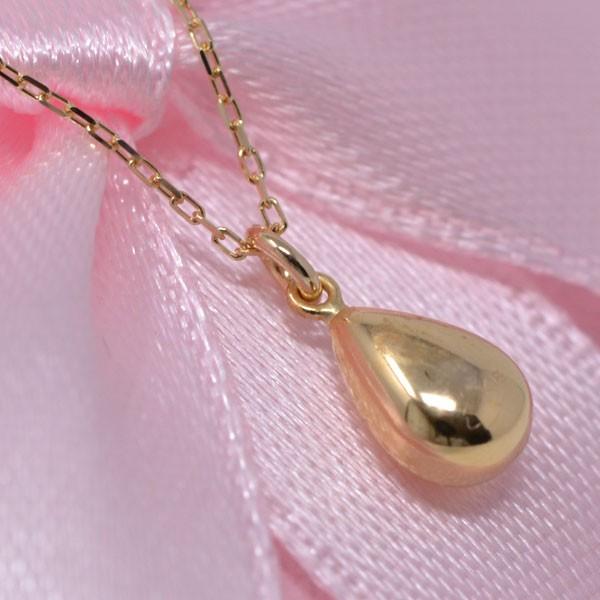 しずく 雫 ネックレス ペンダント K18 18金 18K ゴールド しずく 雫 ネックレス ペンダント K18 18金 18K ゴールド