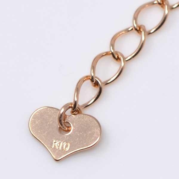 アジャスター ネックレス チェーン K10 10金 10K ピンクゴールド 長さ