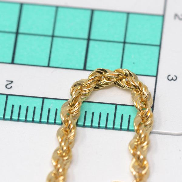 オシャレな ロープチェーン リング 指輪 18金 k18 18k メンズ オシャレな ロープチェーン リング 指輪 18金 k18 18k メンズ