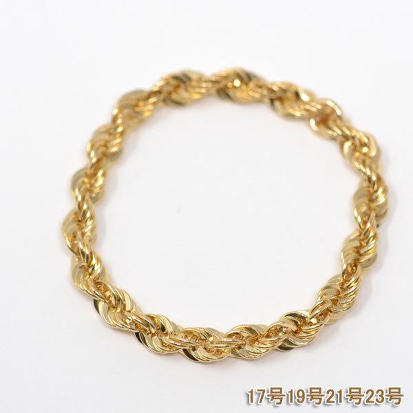 ジュエリーコトブキ幸せ運ぶ宝石店オシャレな ロープチェーン リング