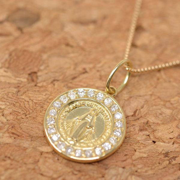 Virgin Diamond 18kゴールドペンダントネックレス 【公式通販】