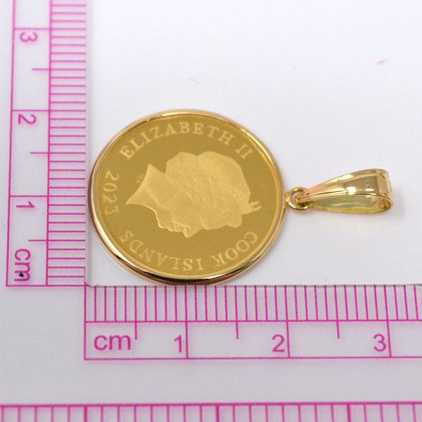 コイン イーグル Eagle Coin エリザベス ペンダント トップ 純金 コイン イーグル Eagle Coin エリザベス ペンダント トップ 純金