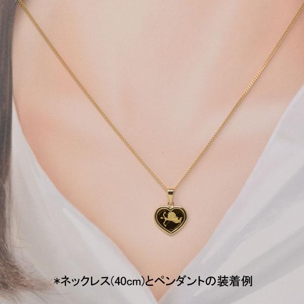 コイン ペンダント ネックレス エンジェル ハート デザイン 純金 コイン ペンダント ネックレス エンジェル ハート デザイン 純金