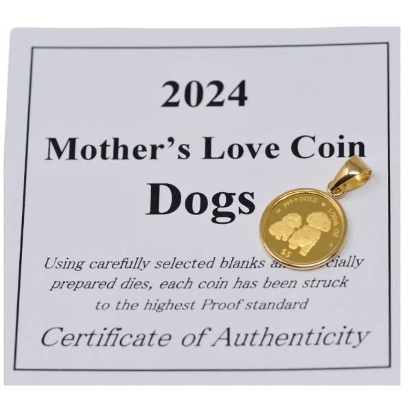 2024年 限定 コイン DOG COIN 犬 プードル ペンダント トップ 2024年 限定 コイン DOG COIN 犬 プードル ペンダント トップ