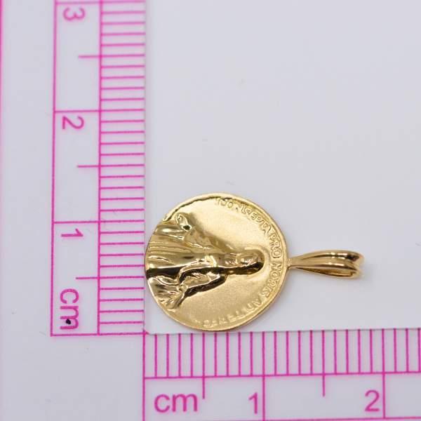 18金 ペンダントトップ K18 マリア 聖母マリア マリア像 トップ コイン