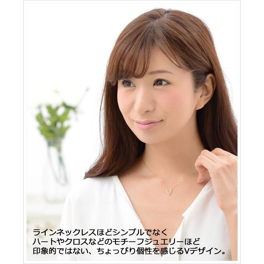ネックレス ダイヤモンド K18YG イエローゴールド 0.2ct ブイ ダイヤ