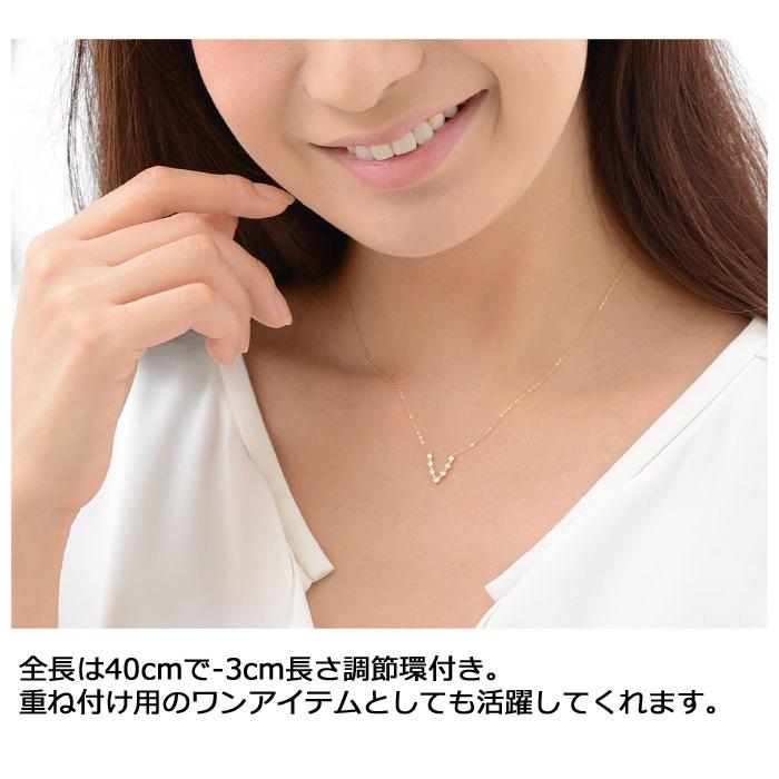 ネックレス ダイヤモンド K18YG イエローゴールド 0.2ct ブイ
