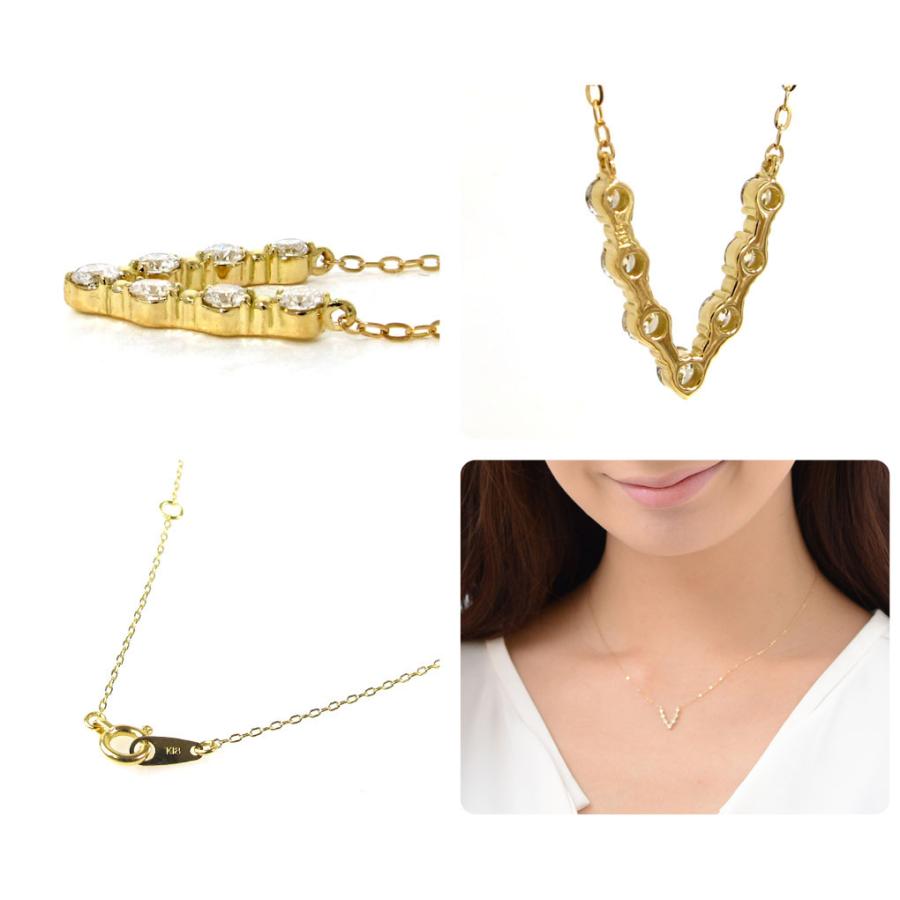 Ｋ18ダイヤモンド3粒ネックレス　計0.2ct K18ダイヤモンド3粒ネックレス 計0.2ct ネックレス 18金 ダイヤモンド