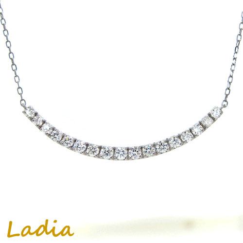 ネックレス ダイヤモンド プラチナ 0.5ct ラインネックレス バー ネックレス ダイヤモンド プラチナ 0.5ct ラインネックレス バー