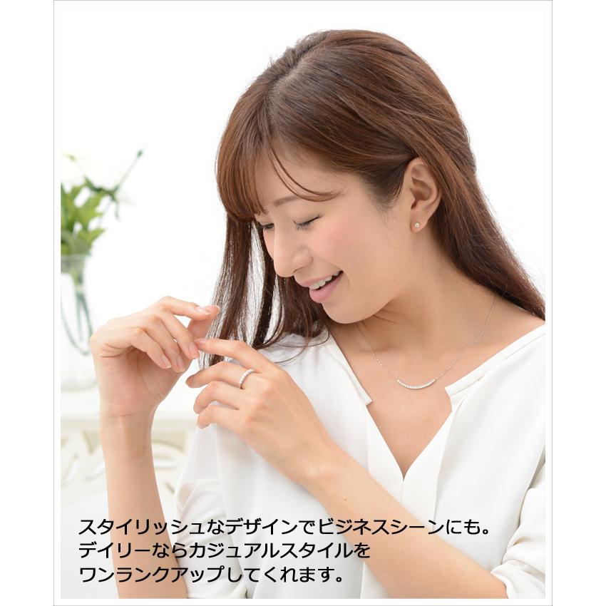 ネックレス ダイヤモンド プラチナ 0.5ct ラインネックレス バー ネックレス ダイヤモンド プラチナ 0.5ct ラインネックレス バー