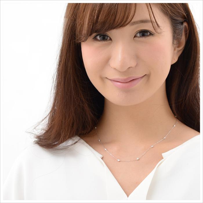 ダイヤモンド ネックレス 0.3ct ステーションネックレス ダイヤモンド ネックレス 0.3ct ステーションネックレス