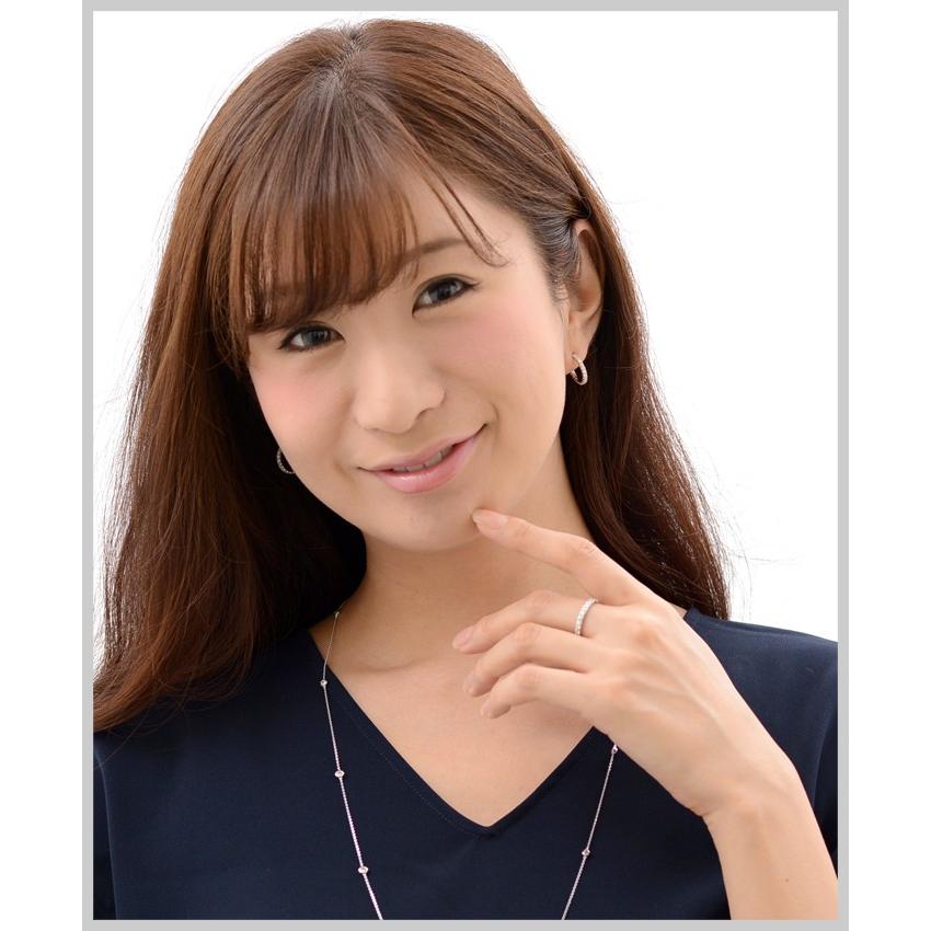 ダイヤモンド ピアス プラチナ 0.6ct フープピアス ダイヤピアス Pt900