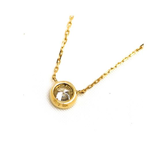 ダイヤモンド ネックレス 0.3ct 0.4ct K18 イエローゴールド ダイヤモンド ネックレス 0.3ct 0.4ct K18 イエローゴールド