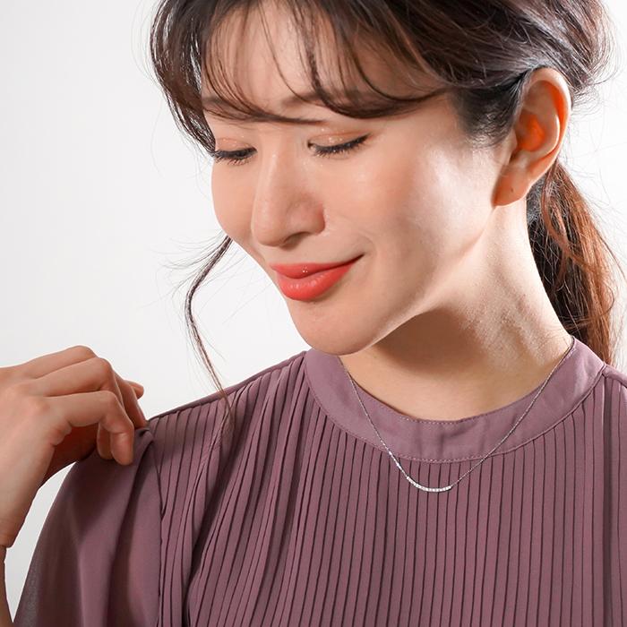 ダイヤモンド ネックレス プラチナ 0.2ct ラインネックレス ダイヤモンド ネックレス プラチナ 0.2ct ラインネックレス