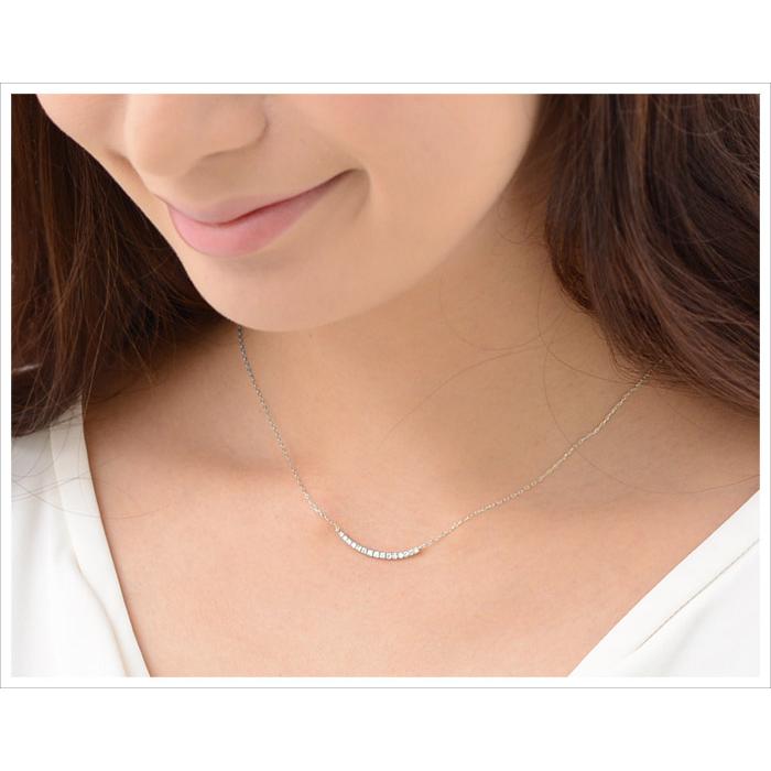 ダイヤモンド ネックレス プラチナ 0.2ct ラインネックレス ダイヤモンド ネックレス プラチナ 0.2ct ラインネックレス