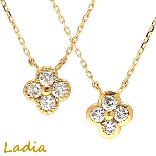 ダイヤモンド ネックレス レディース ゴールド K18 イエローゴールド