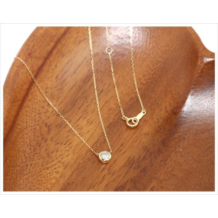 ダイヤモンド ネックレス 0.2ct K18 イエローゴールド 一粒 ダイヤモンド ネックレス 0.2ct K18 イエローゴールド 一粒