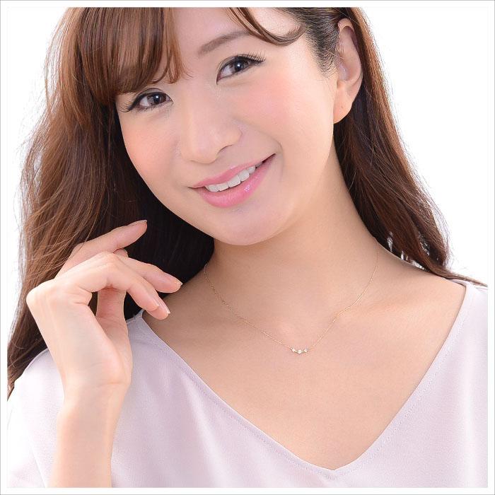 ダイヤモンド ネックレス K18 イエローゴールド 0.12ct ライン 