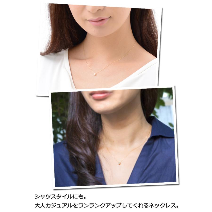 Ｋ18ダイヤモンド3粒ネックレス　計0.2ct ダイヤモンド ネックレス ゴールド 0.2ct K18 0.17〜0.19ct/0.20