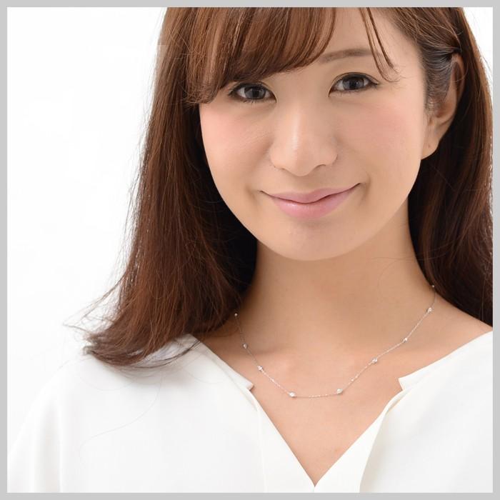 ダイヤモンド ネックレス ステーション セミ オーダー プラチナ ダイヤモンド ネックレス ステーション セミ オーダー プラチナ