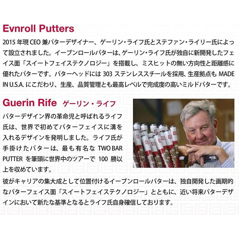 EVNROLL イーブンロール ER11V マレットパター SHORT SLANT 33インチ（ER11V MALLET PUTTER）Vシ