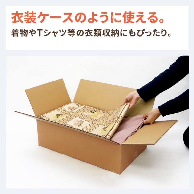 アースダンボール　ダンボール　120サイズ　着物用　120　浅型　引越し　ID0045　20枚セット　引っ越し　段ボール