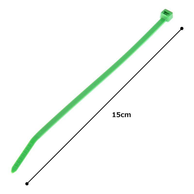 パンドウイット ナイロン結束バンド 緑 幅3.6mm 長さ203mm 1000本入り PLT2I-M5 - 3