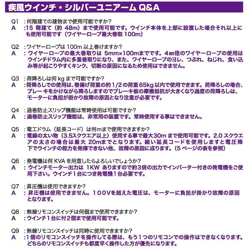 ユニパー シルバーユニアーム用 吊具セットＡ Ｂ C UP303 足場荷揚用ブラケット 仮設 足場工事 荷揚げ 安全 荷吊り 疾風 ウインチ フック 金車 滑車の画像