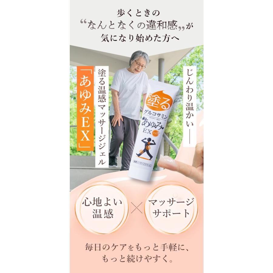 あゆみEX 塗るグルコサミン グルコサミン コンドロイチン サプリ