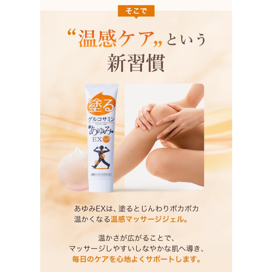 あゆみEX グルコサミン 塗るグルコサミン コンドロイチン クリーム