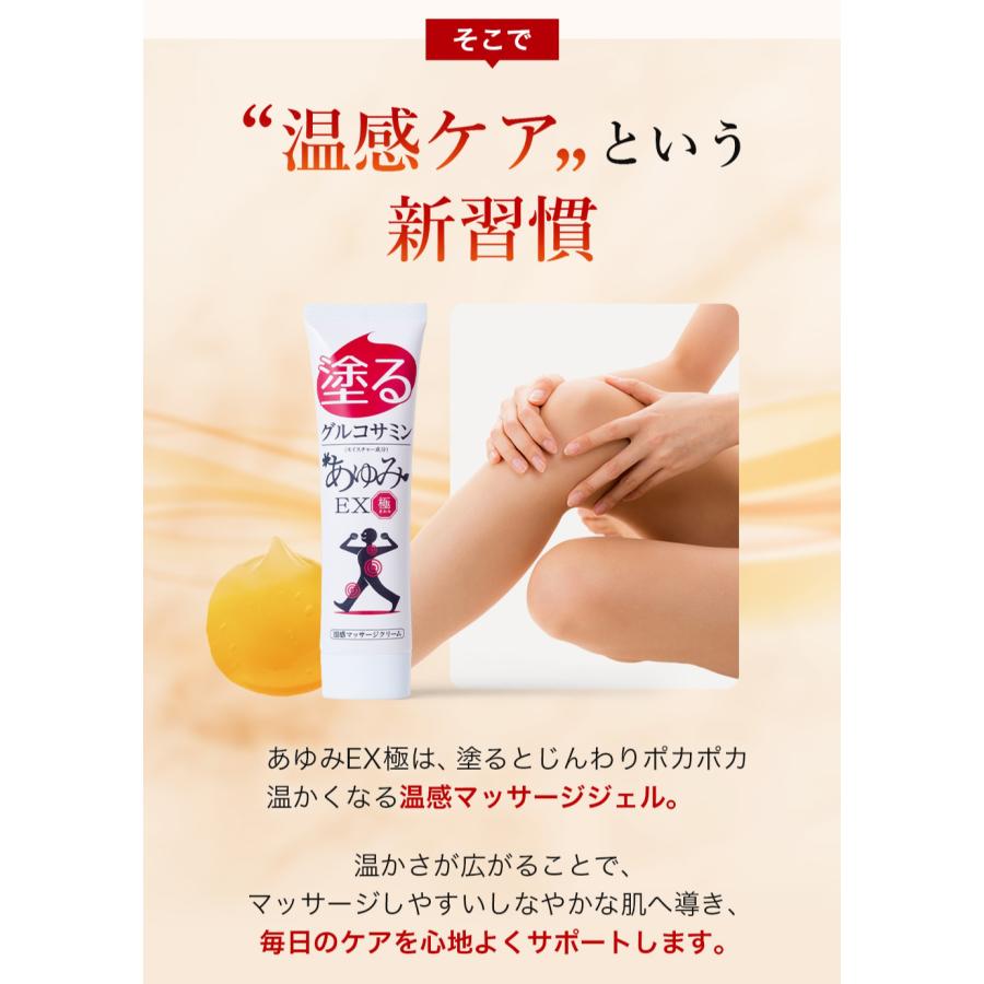 あゆみEX グルコサミン10倍 塗るグルコサミン コンドロイチン クリーム