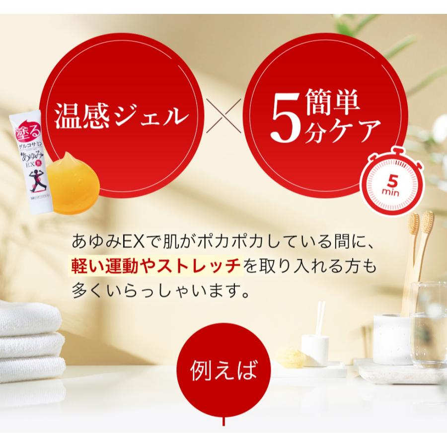 あゆみEX グルコサミン10倍 塗るグルコサミン コンドロイチン クリーム
