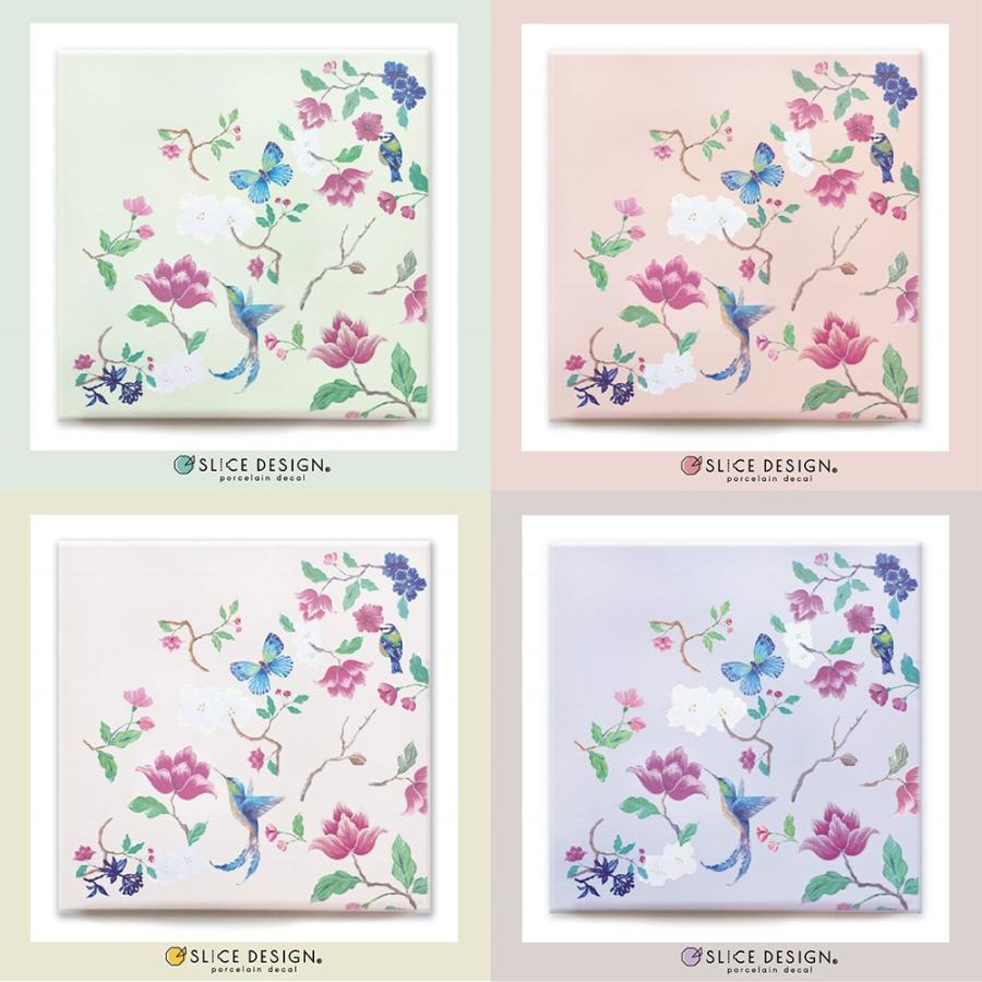 ポーセリンアート用転写紙/白磁用》Chinoiserie Garden (シノワズリ